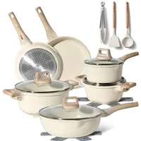 just perfecto household appliances Just Perfecto Topf-Set 15-tlg. Kochtopf + Pfanne