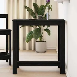 vidaXL Bartisch 102 x 50 x 103,5 cm Schwarz Eichen-Optik