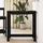vidaXL Bartisch 102 x 50 x 103,5 cm Schwarz Eichen-Optik