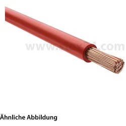 29229 HELUKABEL H07V-K 1X25mm2 RD (rot) Einzelader PVC rot AD 10,2mm Nennspannung Uo/U 450V/750V - 1 Meter