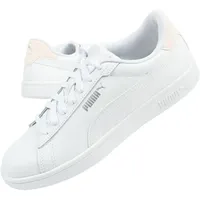 Puma Unisex Smash 3.0 L Sneaker, White Rosebay Silver,