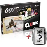 Winning Moves James Bond Cluedo & Top Trumps Quiz Bundle – deutschsprachiges 007 Spielset