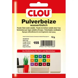 Clou Pulverbeize dunkelrot 12 g