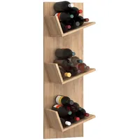 VCM Weinregal Vinosi 33 x 25,6 x 106,5 cm Braun