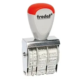 Trodat CLASSIC 1010 Datumsstempel 26 x 4 mm (B x H) Silber
