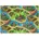 Snapstyle Kinder Spiel Straßen Teppich Dino Welt in Groen Gr 200x200 cm