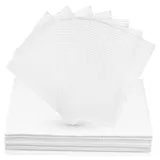 YARNOW 100 Blatt Vogelkäfigeinlagen aus Weißem Papier Einweg Papageienkäfig Unterlage mit Hoher Saugfähigkeit und Einfacher Anwendung für Saubere Vogelkäfige