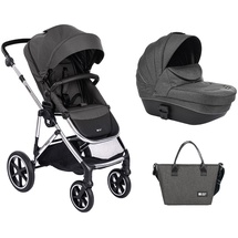 KIKKABOO 2 In 1 The Thea Rigid Cap Kinderwagen-set - Dark Grey - One Size