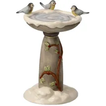GOEBEL Figur Winterliches Vogelbad - Winterwald Weihnachten