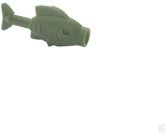 Klemos KL-40136 Klemmbaustein Fisch grün