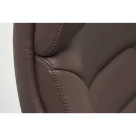 KADIMA DESIGN Chefsessel Echtleder Schwarz