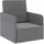 vidaXL Schlafsessel Ausziehbar 72 x 72 x 59,5 cm Hellgrau