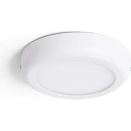 efectoLED Einbauleuchte 18W Rund Silber 3000K Warmweiß