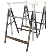 Lemodo Arbeitsbock 2er Set, höhenverstellbar, Klappbock mit 200 kg Tragkraft