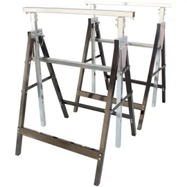 Lemodo Arbeitsbock 2er Set, höhenverstellbar, Klappbock mit 200 kg Tragkraft