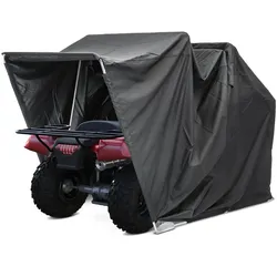 Zeltgarage passend für Polaris Sportsman 550 / 500 / 400 Faltgarage Motoguard XXXL schwarz