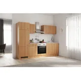 Flex-Well Classic Küchenzeile Nano 270 cm Buche