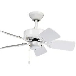 CasaFan Classic Royal 75 WE Deckenventilator  (Ø) 75 cm Flügelfarbe: Weiß Gehäusefarbe (Details): We