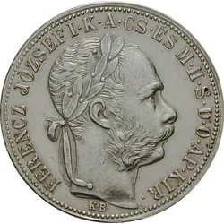 Österreich-Ungarn 1 Forint 1870-1892 Franz Joseph I.