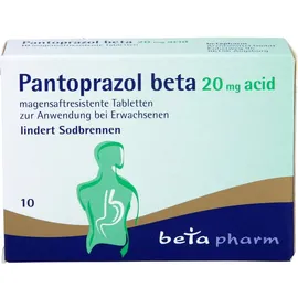 betapharm Pantoprazol beta 20mg acid 10 St.