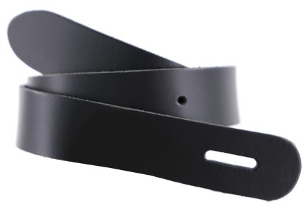 Exner 264 - Ersatzbänder für Lederschürze : schwarz 100% Leder