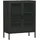 [en.casa] Sideboard Fauske 80x40x101,5cm Schwarz