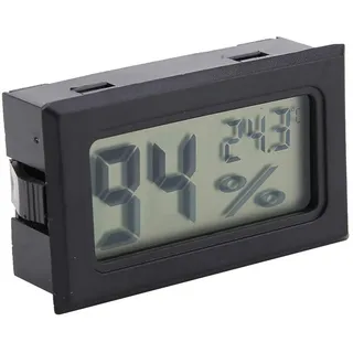 Oumefar Mini Hygrometer Thermometer digital Hygrometer Temperatur Luftfeuchtigkeits messer Digitales Thermometer mit eingebauter Sonde für den Kellergarten