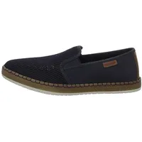 Rieker Slipper B5265, Männer Slip On,freitzeitschuhe,offener einschlupf,Schlupfschuhe,schluepfschuhe,Slip-ons,Slides,blau (14),43 EU / 9 UK