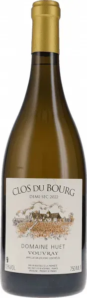 Clos du Bourg demi-sec Huet 2022 BIO