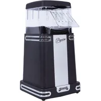 Gadgy Popcornmaschine Heissluft - Retro Popcorn Maker - Popcorn Maschine für Fettfreies Ölfreies Popcorn - Gesunder Snack ohne oder mit Zucker und Öl - Popkorn Maschine schwarz für Zuhause