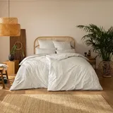 ESTELLA Bettwäsche Nathan Mako Satin 3-teilig (Natur 230, 1 x 40x80 + 1 x 80x80 + 1 x 135x200 cm)