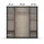 Rauch Drehtürenschrank Voyager 187 x 194 x 53 cm Grau