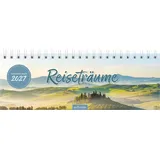 arsEdition Tischkalender Reiseträume 2027 Weiß