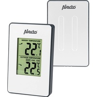 Alecto WS-1050 Wetterstation mit kabellosem Außensensor weiß