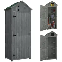 Outsunny Geräteschrank 0,77 x 0,54 m Grau