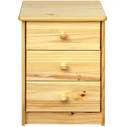 Nachtschrank aus Kiefer Massivholz Landhausstil