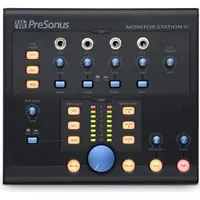 PRESONUS Monitor Station V2, Desktop-Studio-Kontrollzentrum mit Monitor-Volumenregler und Kopfhörerverstärker