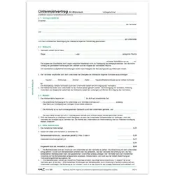 RNK Untermietvertrag 520 A4 4Seiten