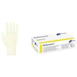 1000 Latex-Handschuhe Meditrade Reference - leicht gepudert - natur - Gr. L