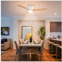 Homcom 112 cm Deckenventilator Weiß