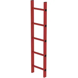 MUNK Schachtleiter aus GFK 300mm breit 5 Sprossen 1,40m lang