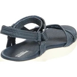 SKECHERS Damen ON-The-GO 600 BRILLIANCY Sportsandale, Navy Textile/Trim, 42 EU Schmal
