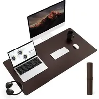 Schreibtischunterlage Mauspad Leder Wildleder 90x43cm Büro Home-Office