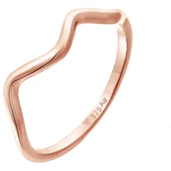 Elli Wellen Minimal Geo Trend 925 Silber Ringe   Damen 