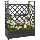 Proregal Hochbeet 114 x 85 x 44 cm Grau