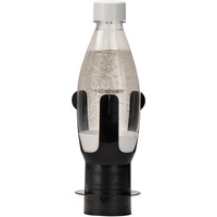 Sodastream 0,5L Kunststoffflasche, Adapter Duo, spülmaschinengeeignet, Schwarz/Weiß, 22,7 cm hoch
