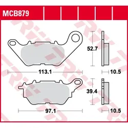 TRW Lucas Bremsbelag MCB879
