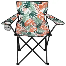 NILS CAMP Campingstuhl NC1625 Weiss/Grün/Orange
