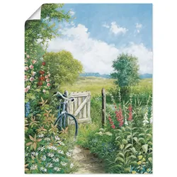 Artland Wandbild »Endloses Ziel«, Garten, (1 St.), als Leinwandbild, Poster in verschied. Größen Artland Farbe Bild(er): grün