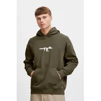!Solid Hoodie SDHalmus 21108020 Moderner Kapuzenpullover mit Kängurutasche in